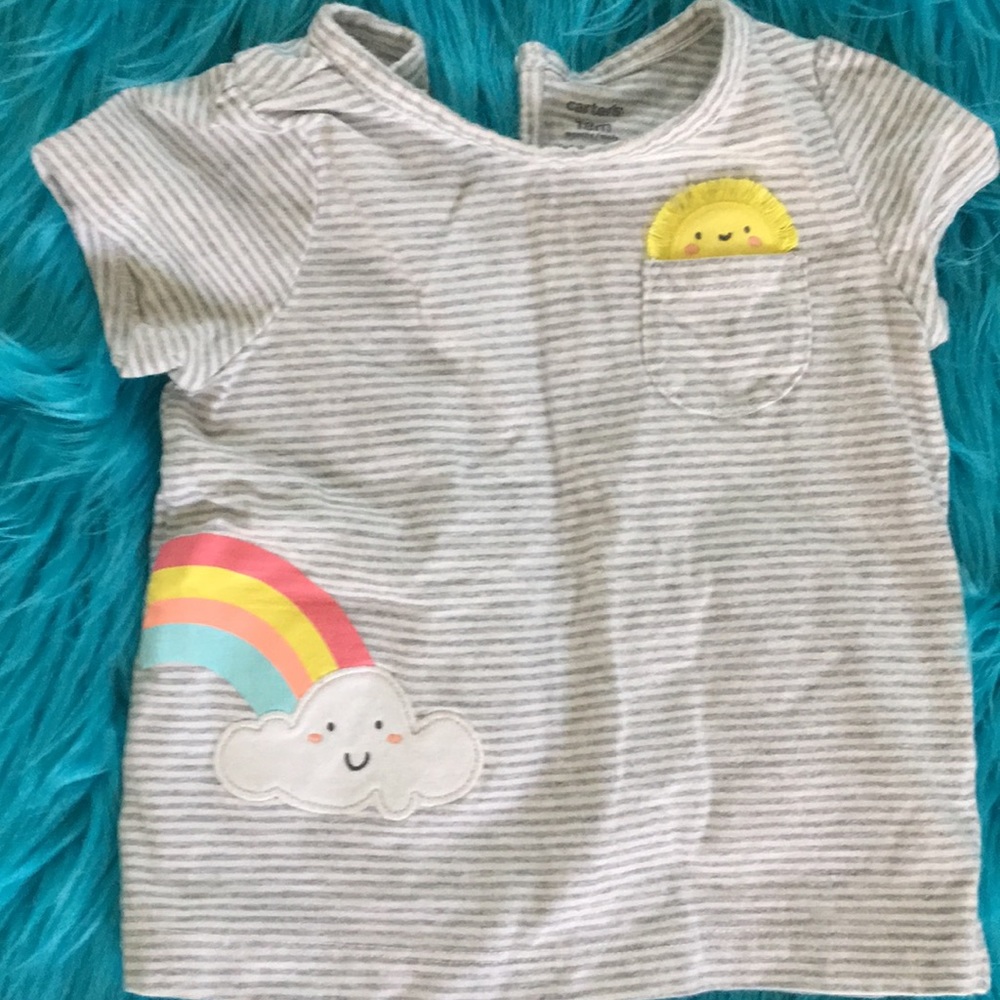 🦄carters rainbow tee